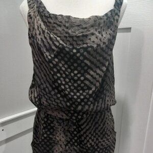 Theory Silk Ladies Sleeveless Dress Size 2 Spring